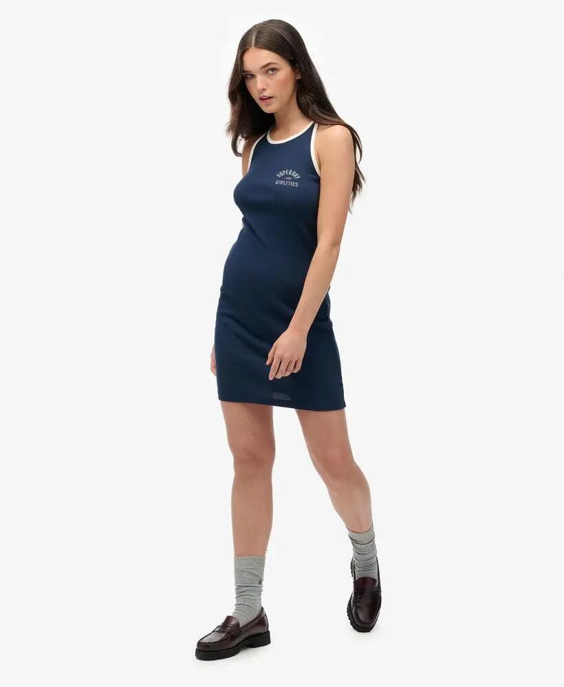 superdry Vestito canotta a coste Athletic Essentials in cotone biologico – 6/6