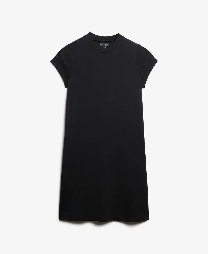 superdry Ss A Line Mini Dress – Vestido mini preto em corte A 7/7