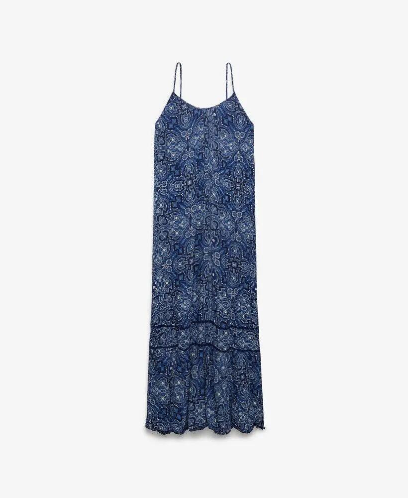 superdry Vestido maxi Cami em renda – Corte solto 7/7