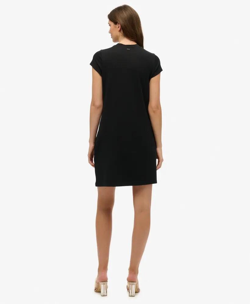 superdry Ss A Line Mini Dress – Vestido mini preto em corte A 5/7