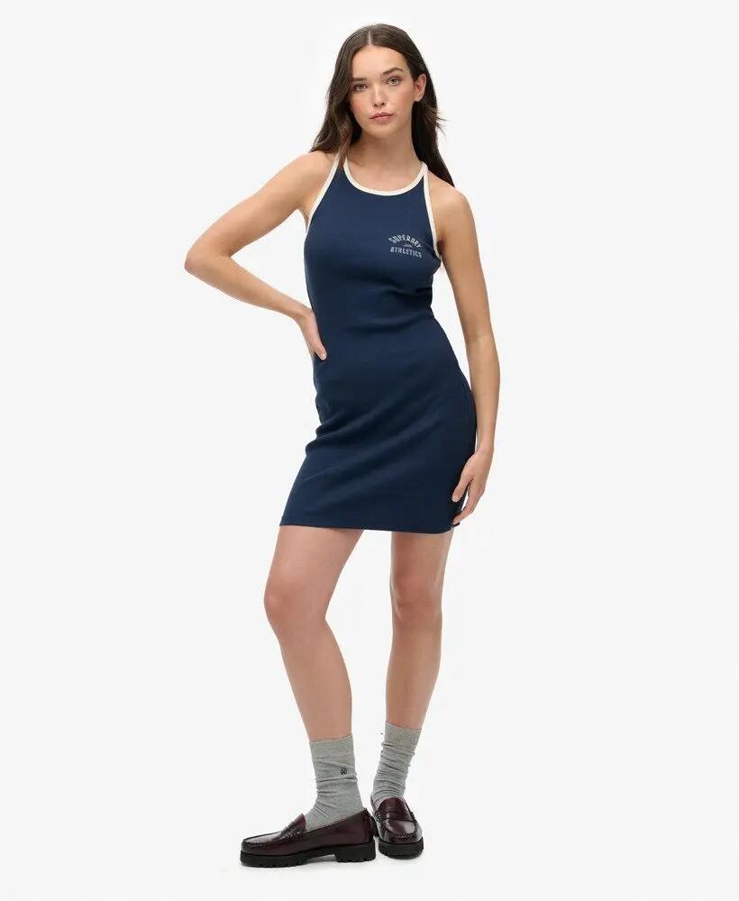 superdry Vestito canotta a coste Athletic Essentials in cotone biologico – 3/6