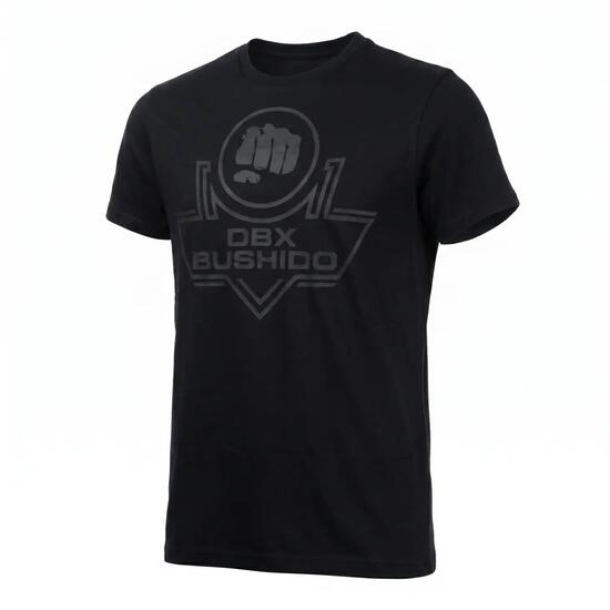 T-shirt męski Koszulka czarna bawełniana DBX Bushido