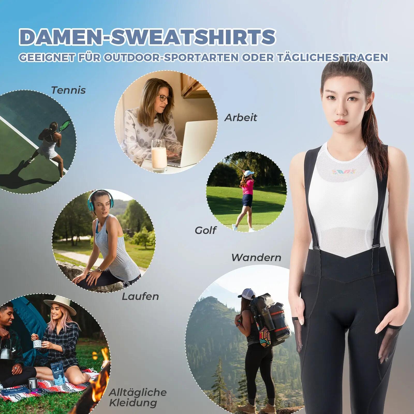 Damen ärmelloses Radtrikot leicht atmungsaktiv 5/5