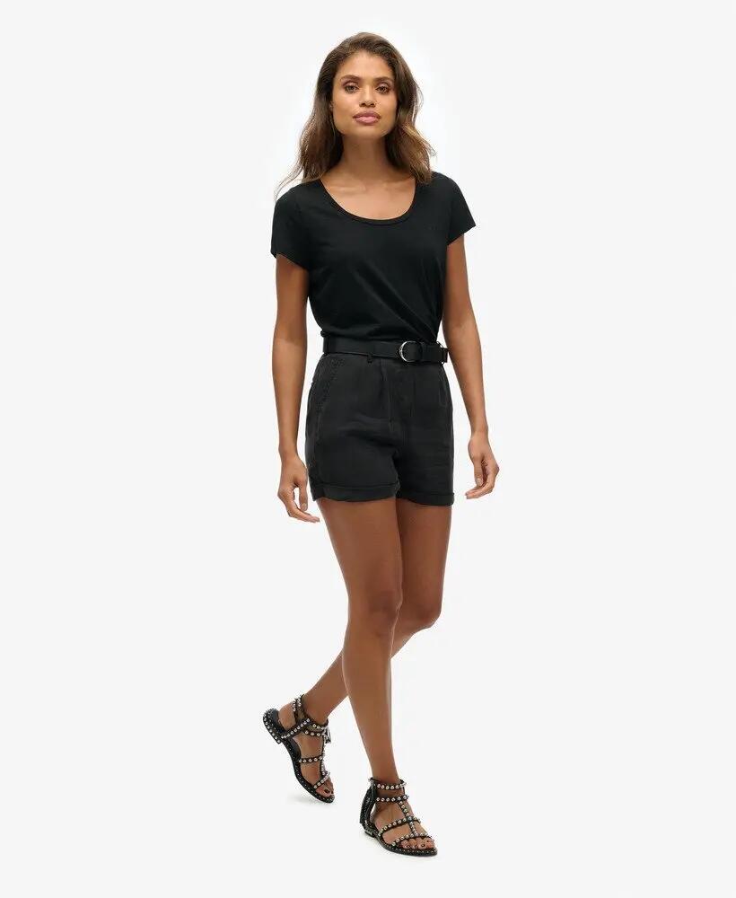 superdry Cupro Shorts – Short fluidi in cupro, stile classico 4/6