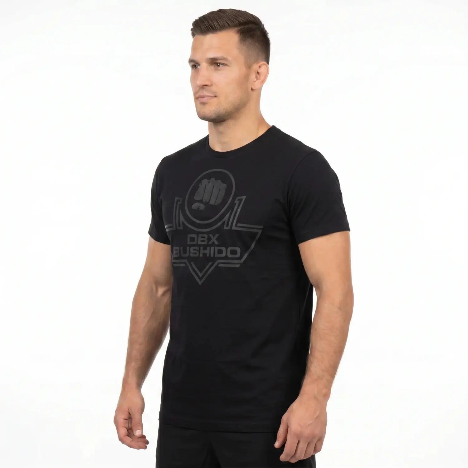 T-shirt męski Koszulka czarna bawełniana DBX Bushido 6/7