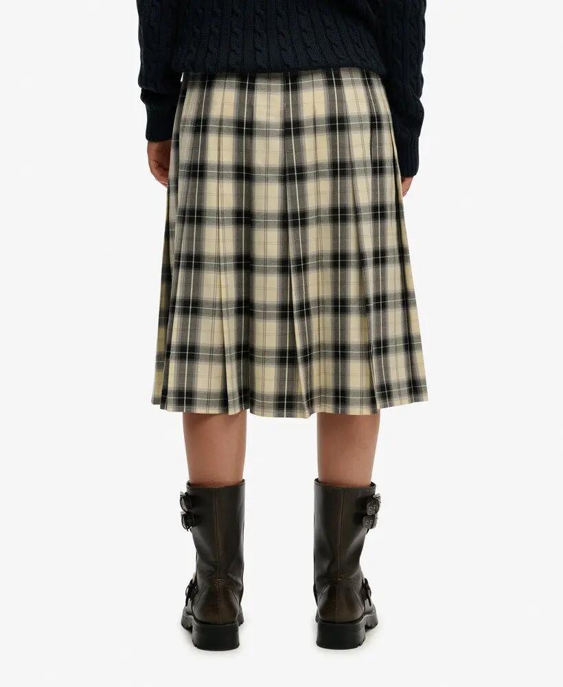 superdry Jupe midi plissée à carreaux 5/7
