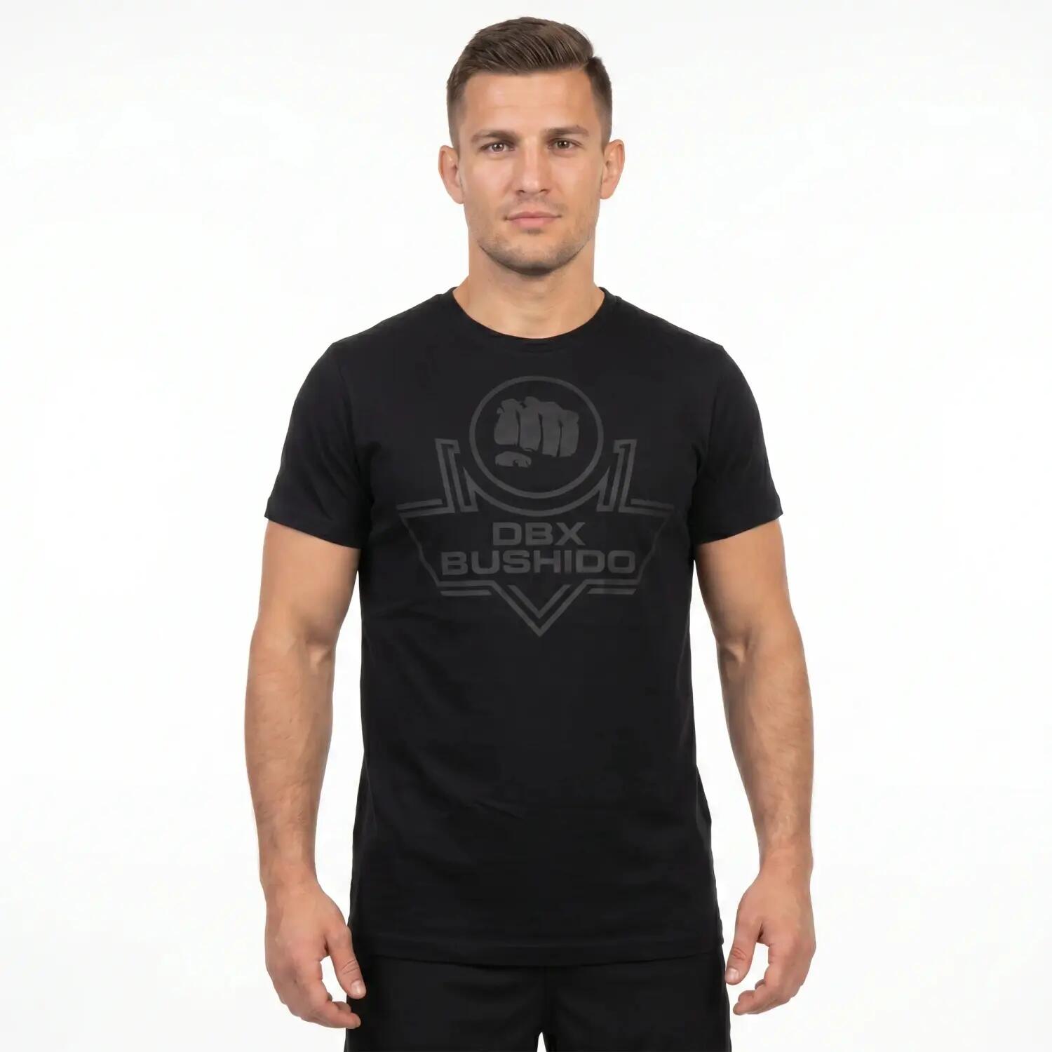 T-shirt męski Koszulka czarna bawełniana DBX Bushido 5/7