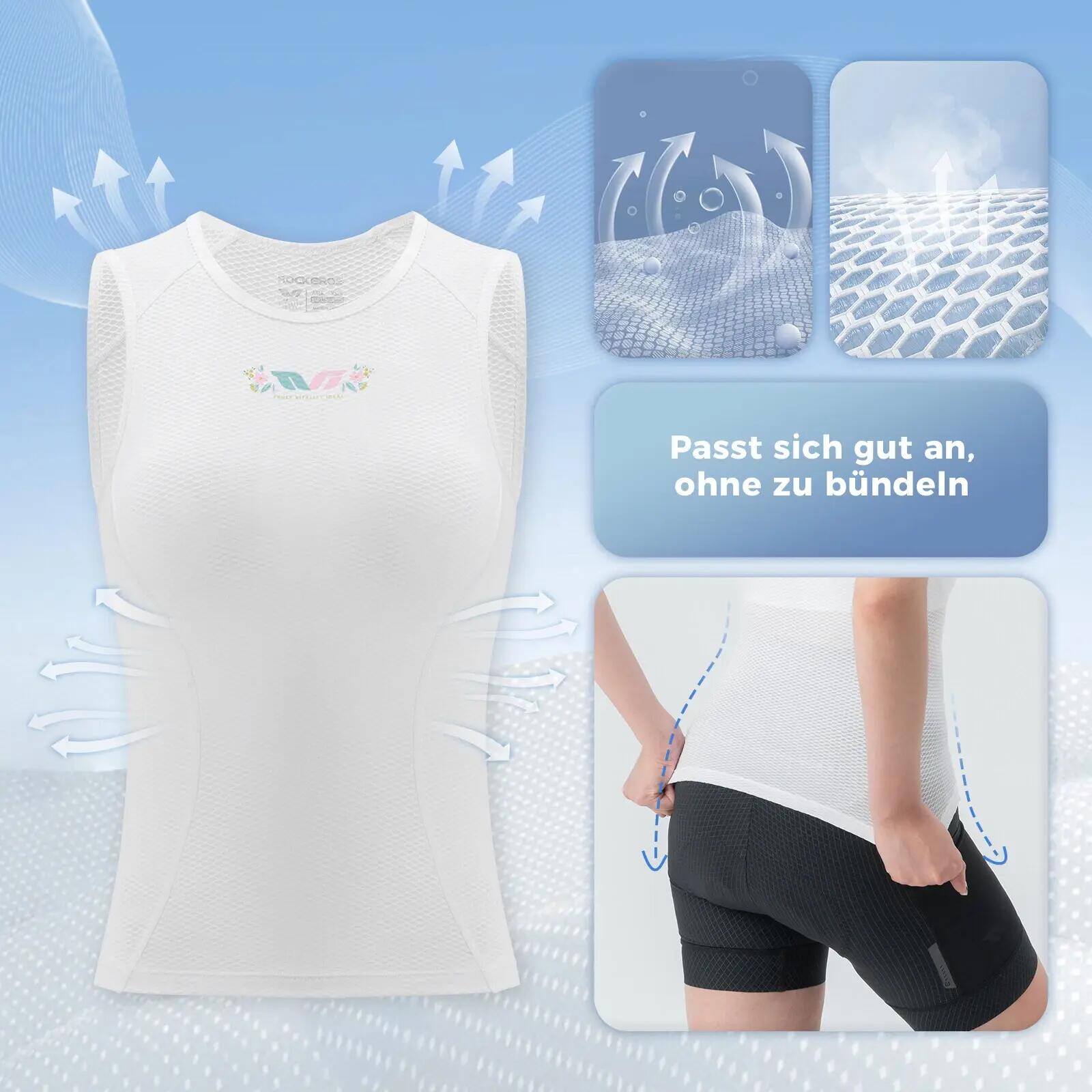 Damen ärmelloses Radtrikot leicht atmungsaktiv 2/5