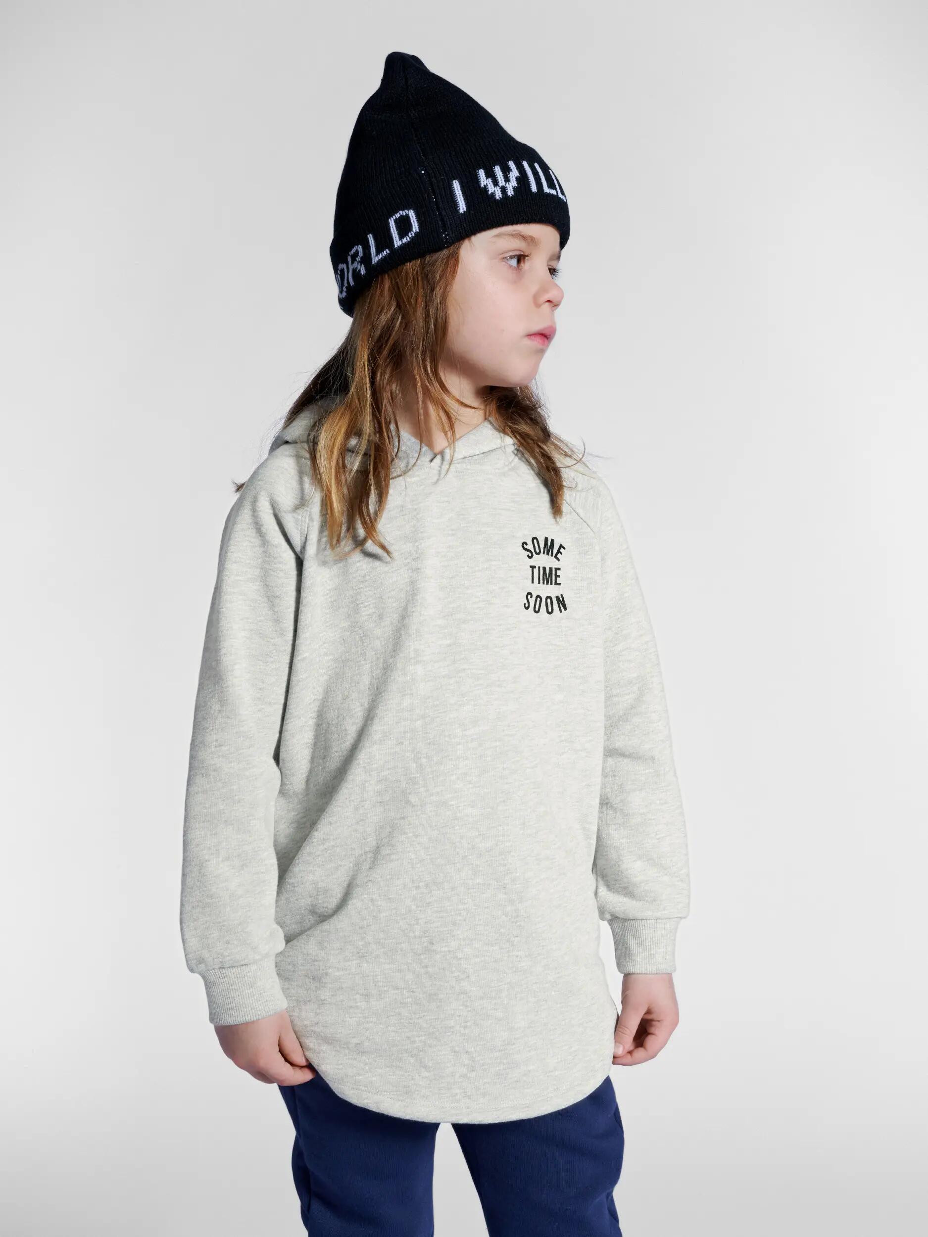 hummel Felpa con cappuccio unisex bambini stmMONTERY in cotone bio e poliestere 5/5