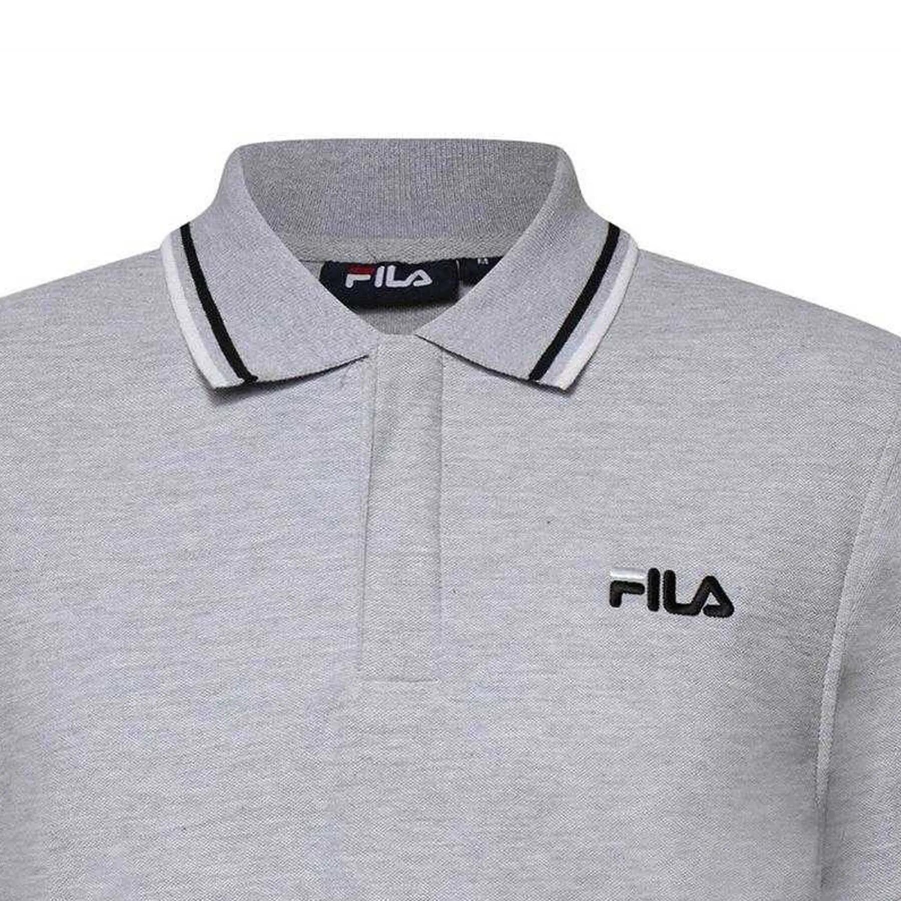 "Bowey" Poloshirt für Herren Hellgrau meliert 4/4