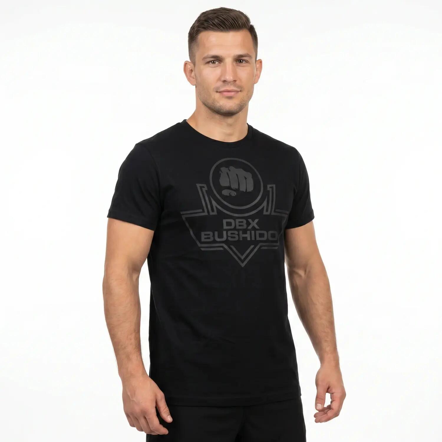 T-shirt męski Koszulka czarna bawełniana DBX Bushido 4/7