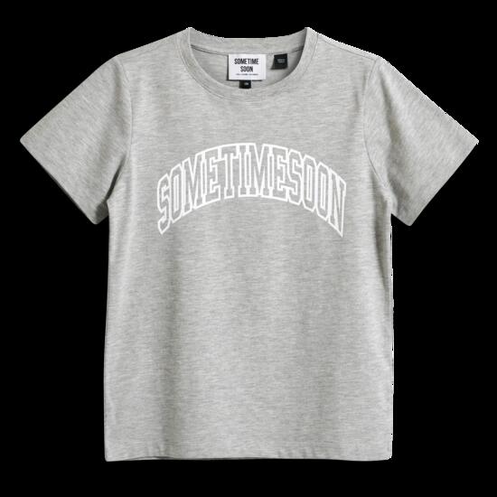 hummel T-shirt stmOCEAN S/S en coton biologique – gris chiné