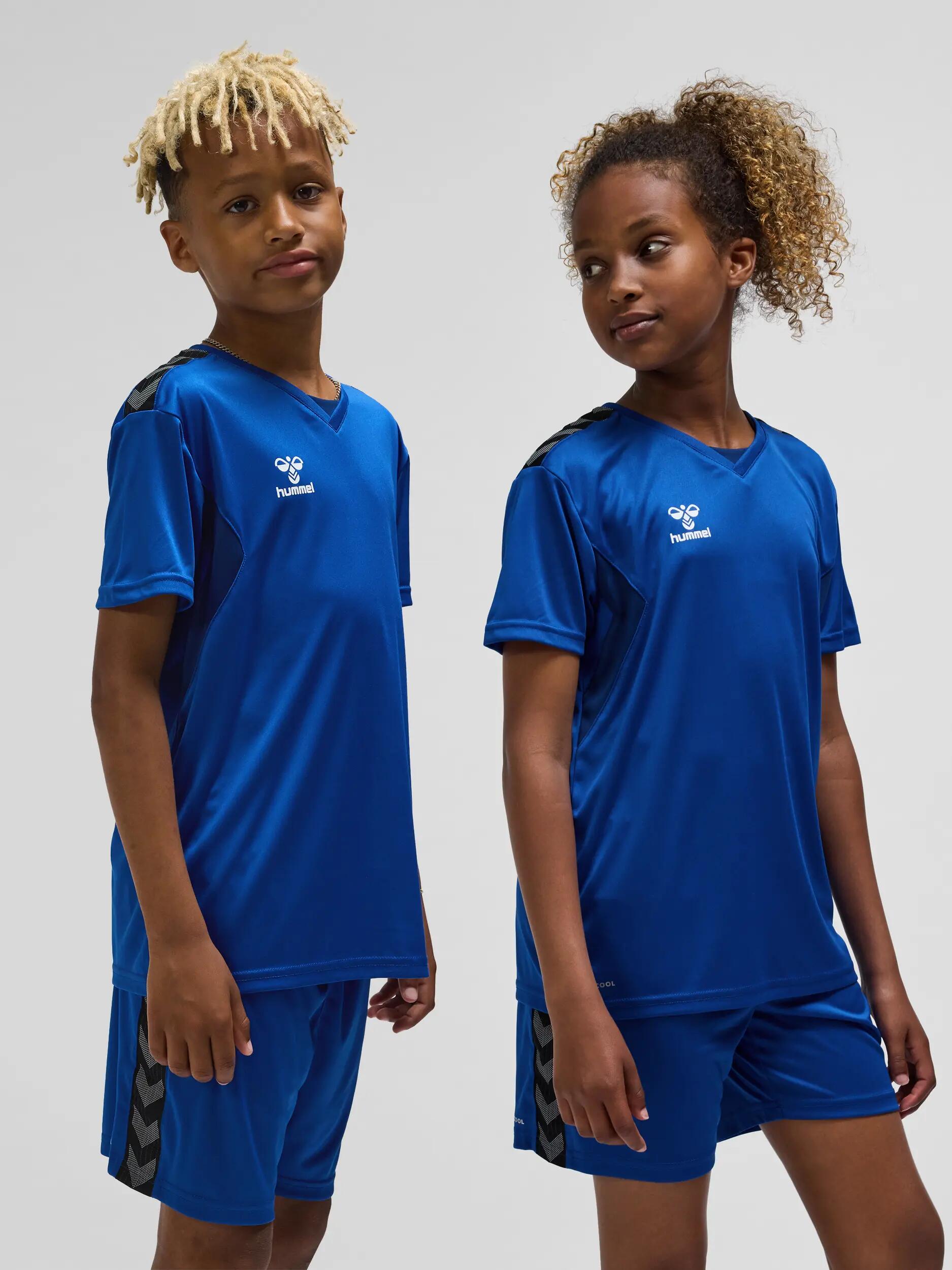 hummel T-shirt hmlAUTHENTIC PL JERSEY S/S KIDS TRUE BLUE 5/6
