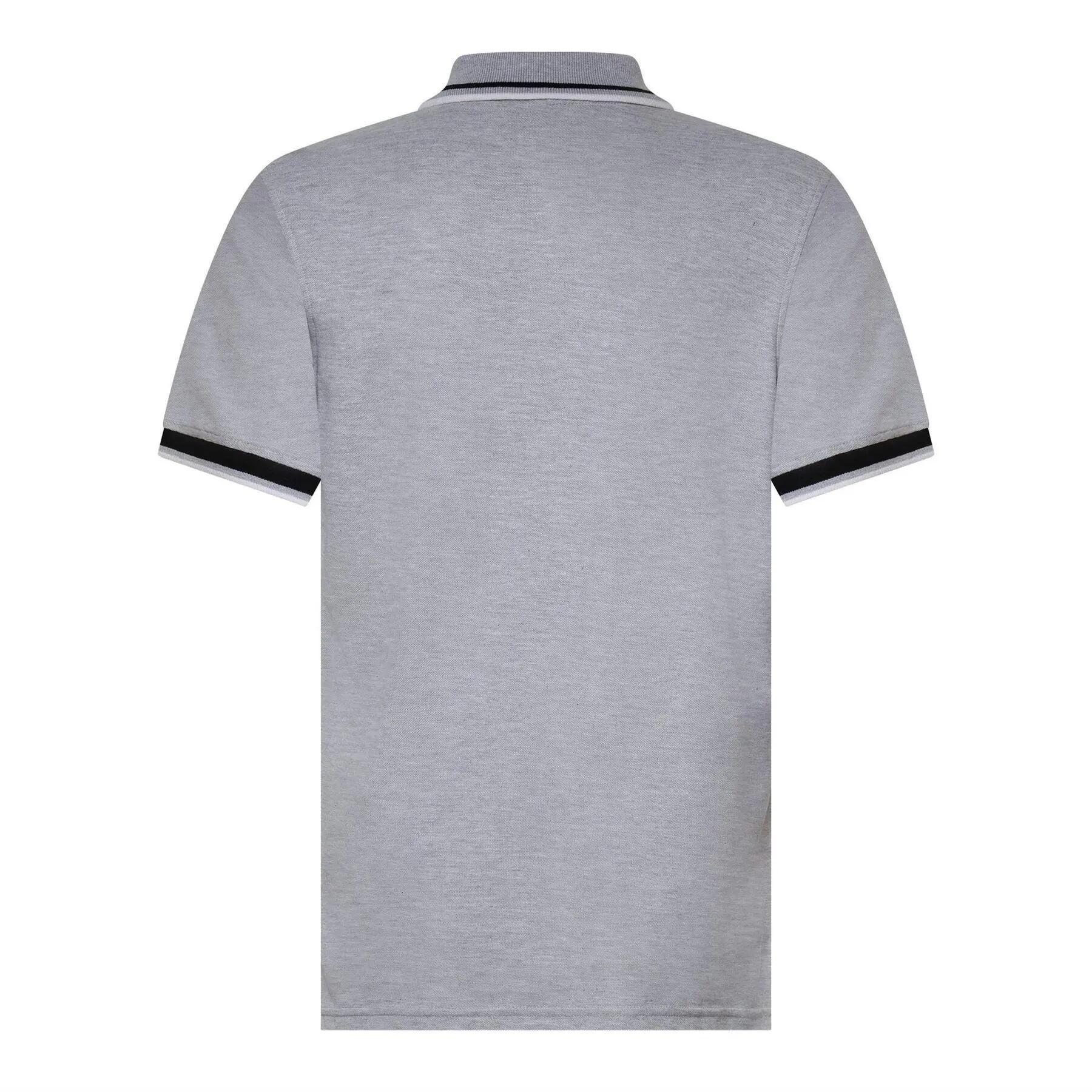 "Bowey" Poloshirt für Herren Hellgrau meliert 2/4