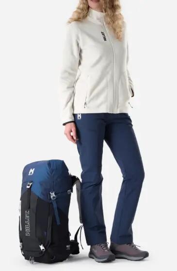 Veste Polaire Randonnée Femme Millet "SENECA POLAR JKT W" L Blanc 2/5