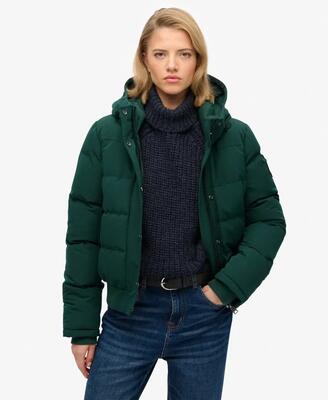Superdry everest bomber jacket – slim bomber met gerecycled vulling en dwr