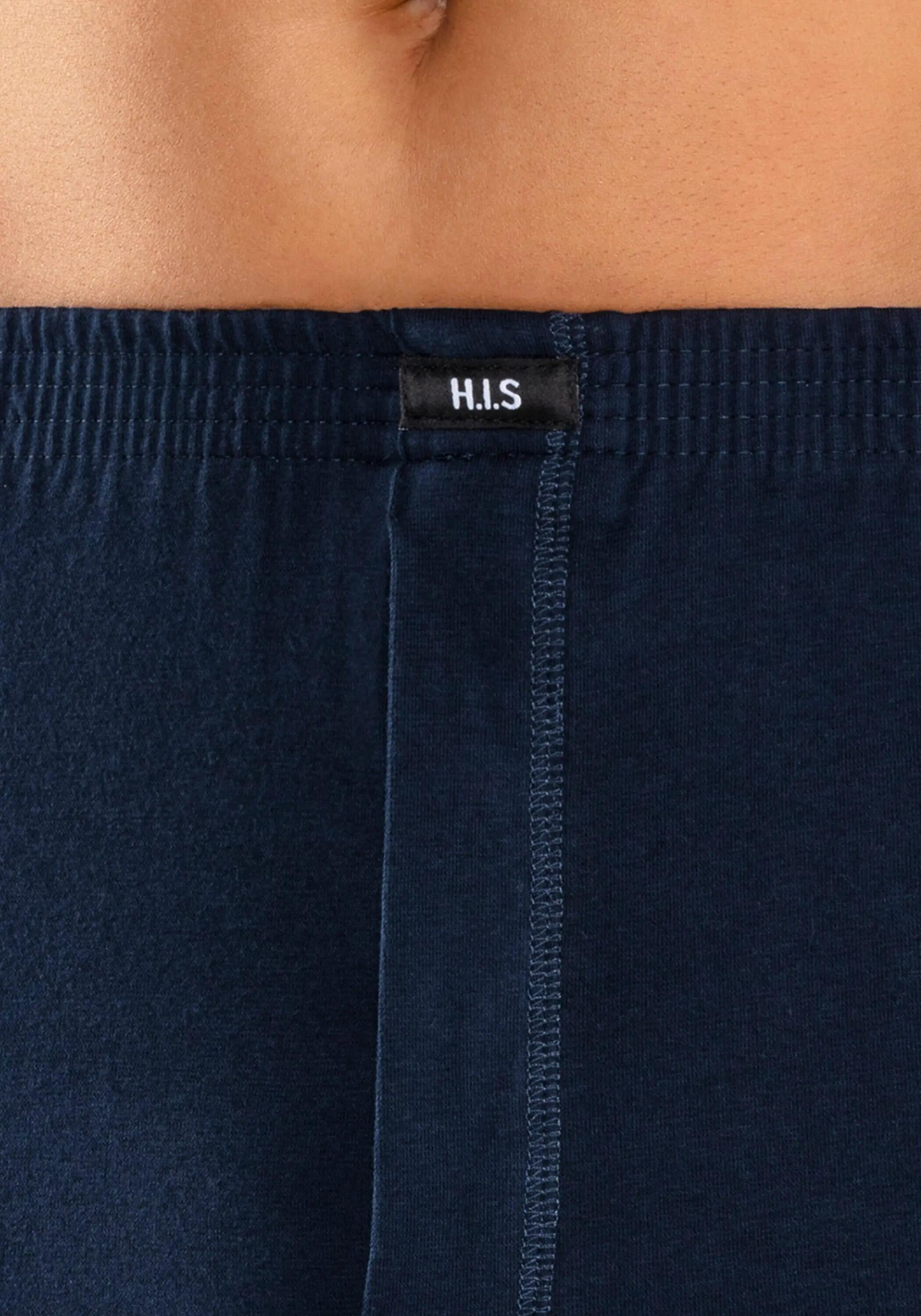 Herren H.I.S schlichter Boxer (2 Stück) aus weichem Baumwoll-Stretch 5/6