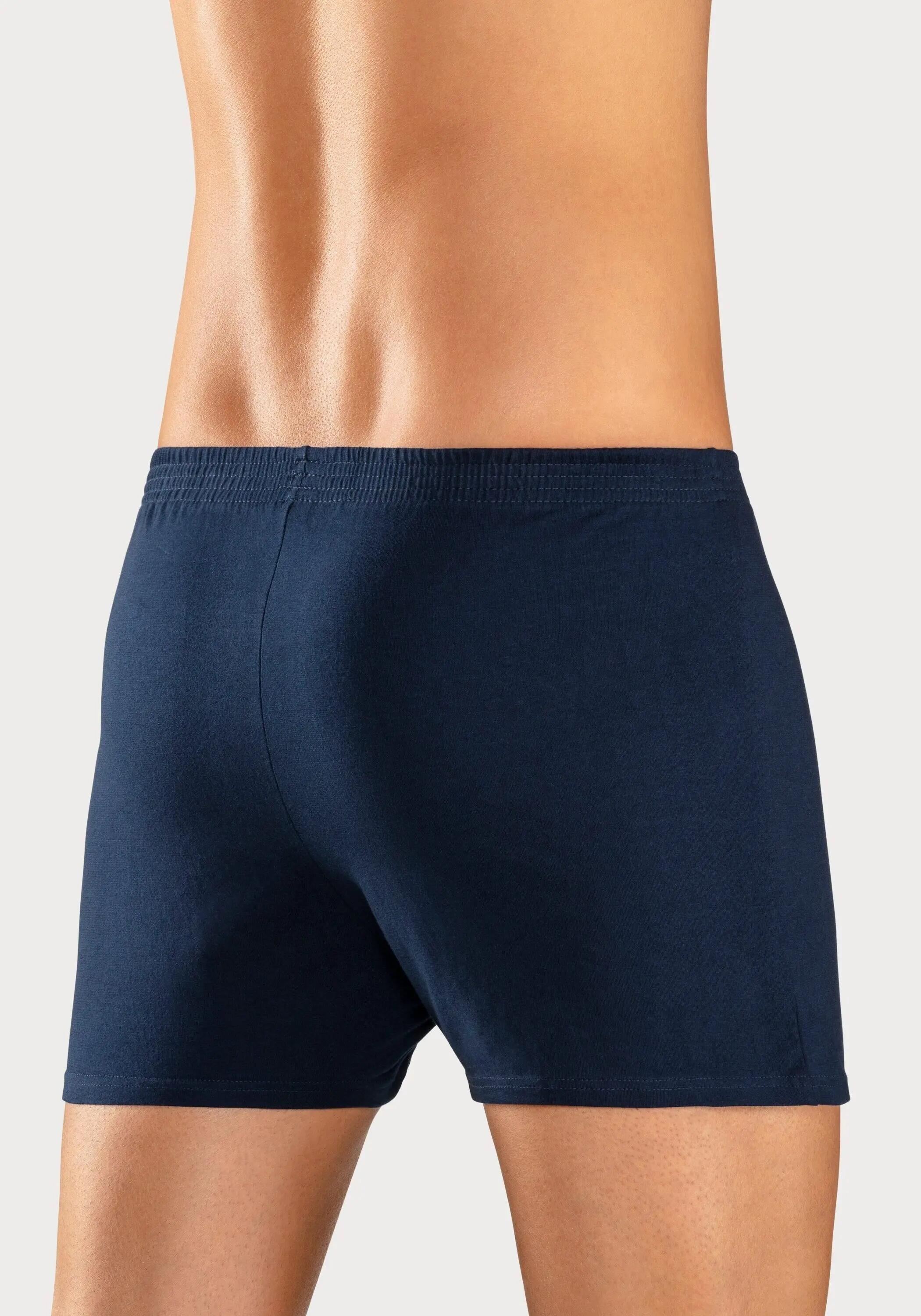 Herren H.I.S schlichter Boxer (2 Stück) aus weichem Baumwoll-Stretch 3/6