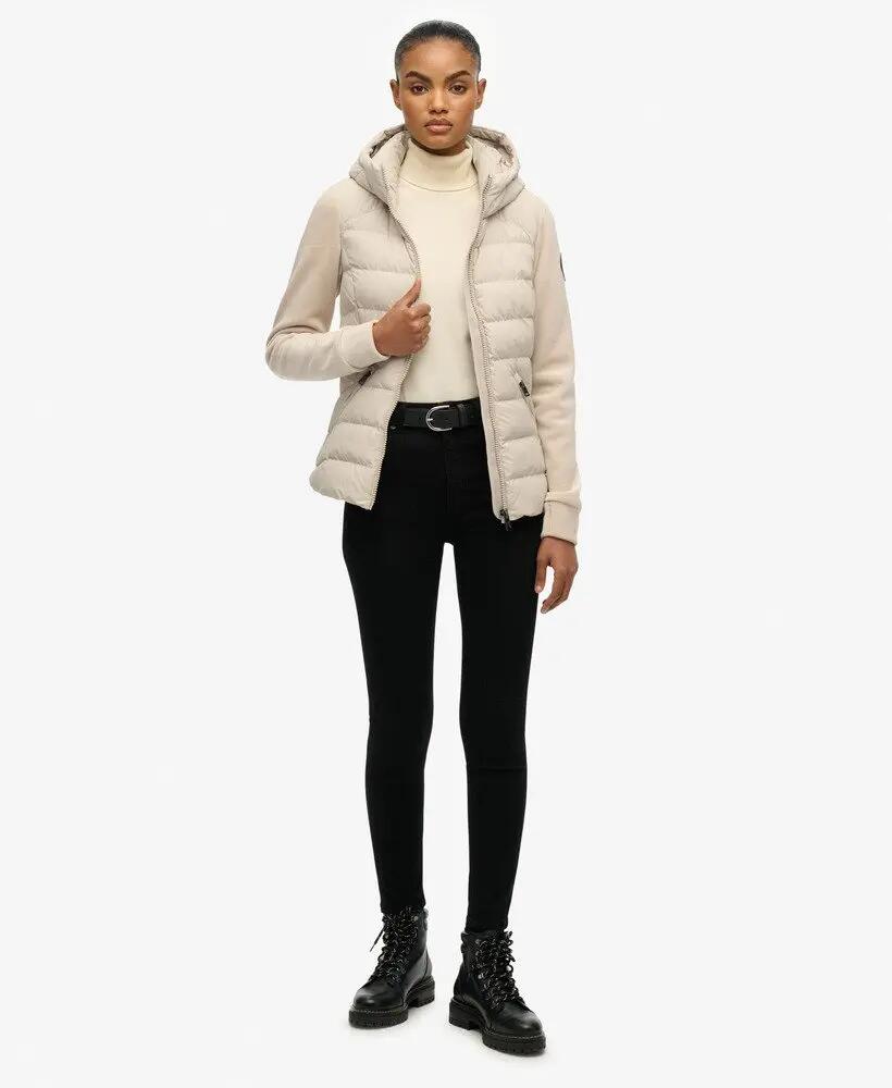 superdry Hooded Fuji Storm Jacket – Chaqueta Acolchada Mujer, Corte Relaxed 3/7
