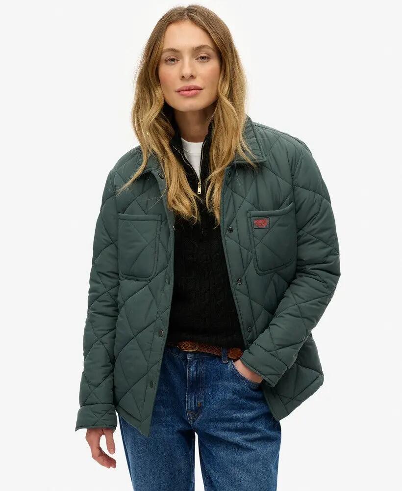 superdry Chaqueta acolchada Quilted Chore Liner — ligera, reciclada 1/7