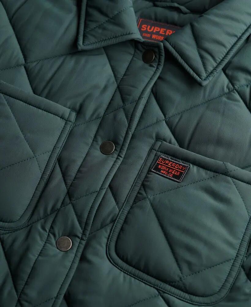 superdry Chaqueta acolchada Quilted Chore Liner — ligera, reciclada 7/7