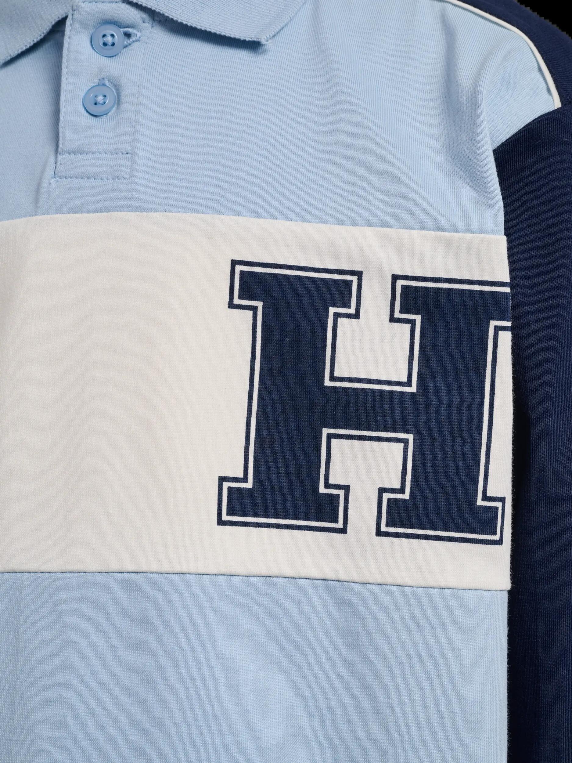 hummel Polo hmlROBIN JERSEY POLO L/S in cotone biologico 3/7