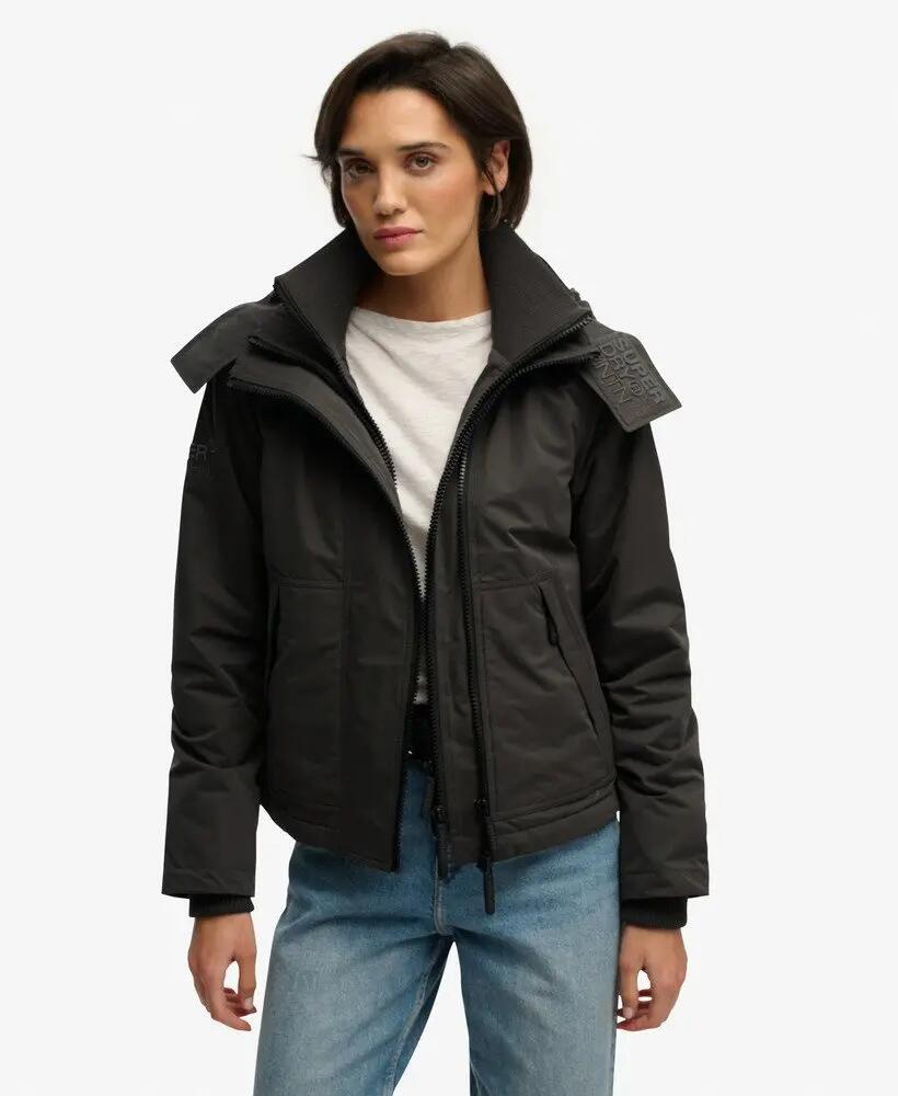 superdry Kurtka Windcheater Arctic z kapturem z mikrofibry - Vintage Black 5/7