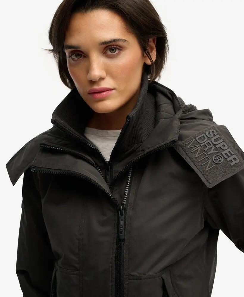 superdry Kurtka Windcheater Arctic z kapturem z mikrofibry - Vintage Black 4/7