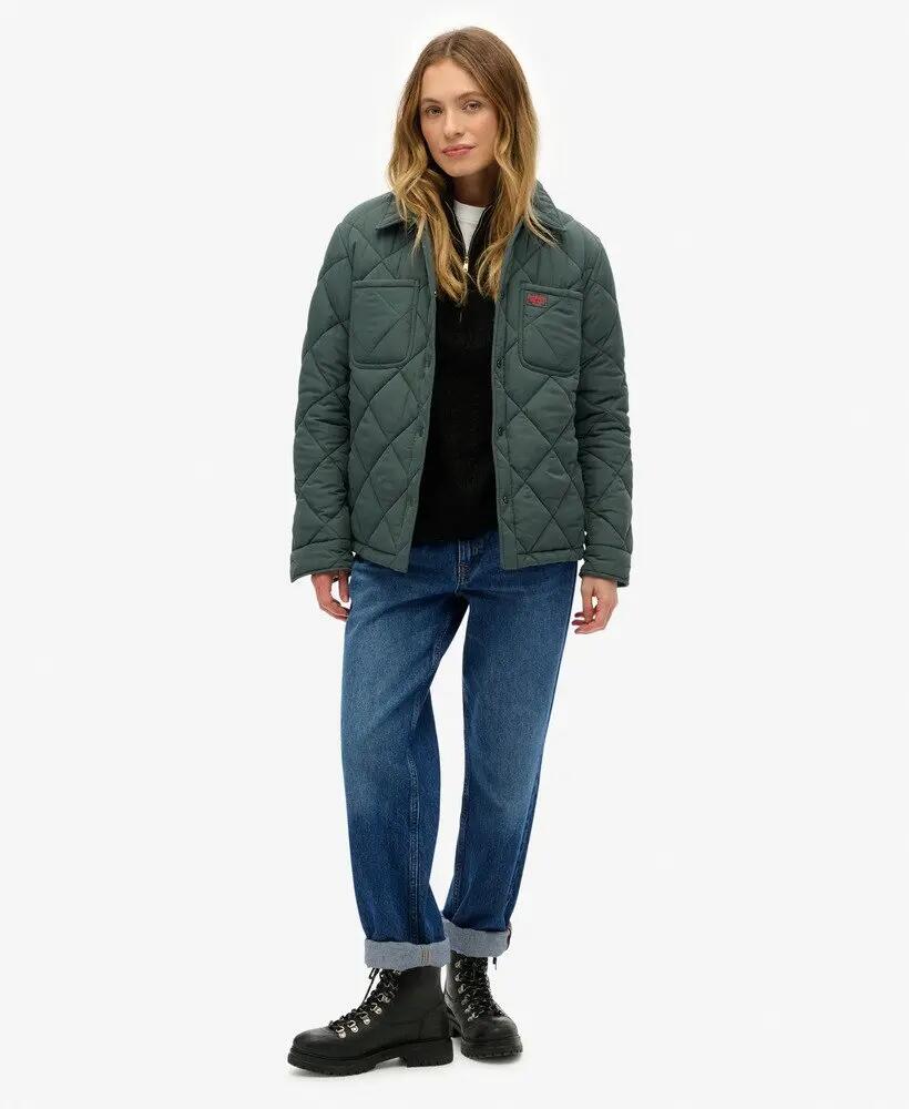 superdry Chaqueta acolchada Quilted Chore Liner — ligera, reciclada 3/7