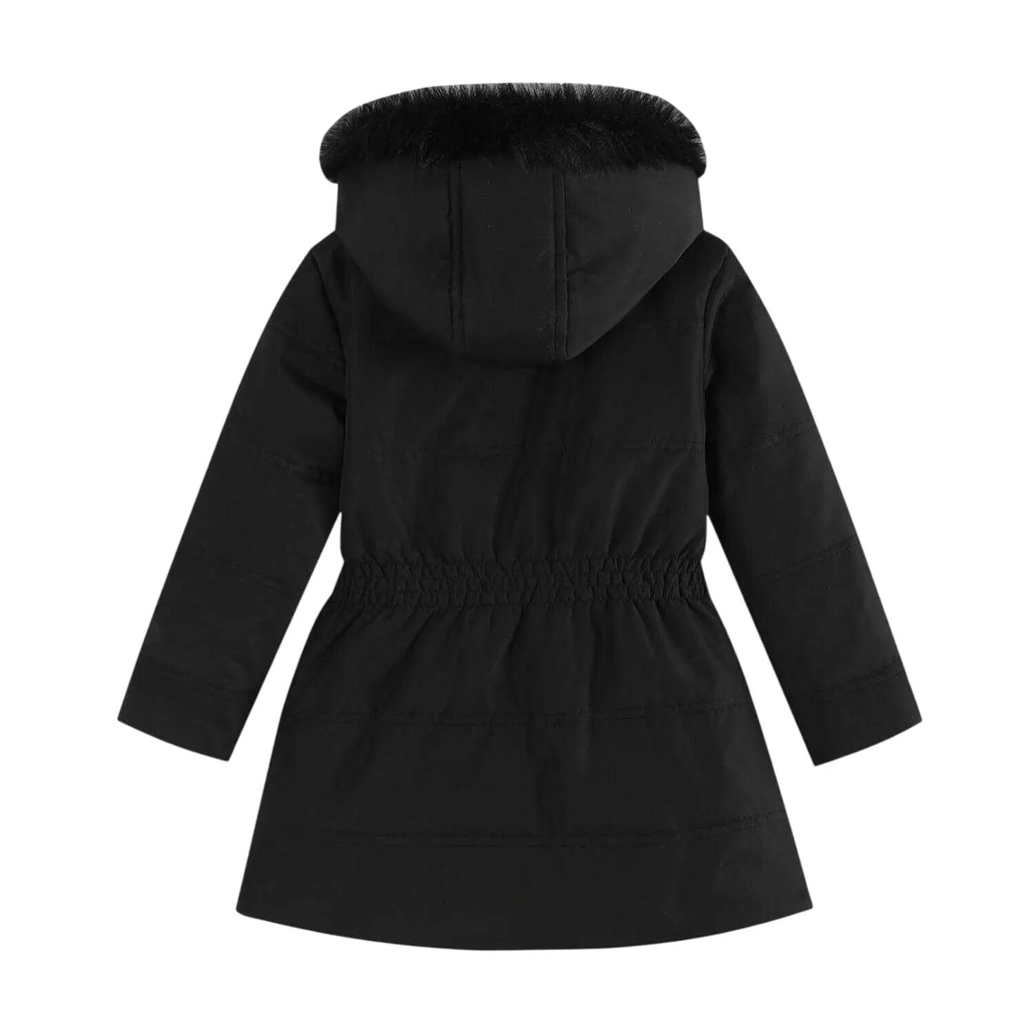 Girls Minnie Mouse Parka (Black) 2/3