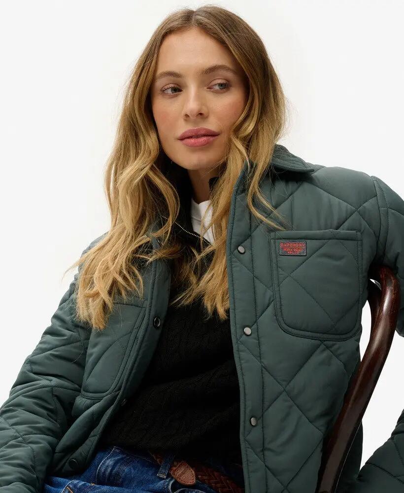 superdry Chaqueta acolchada Quilted Chore Liner — ligera, reciclada 2/7