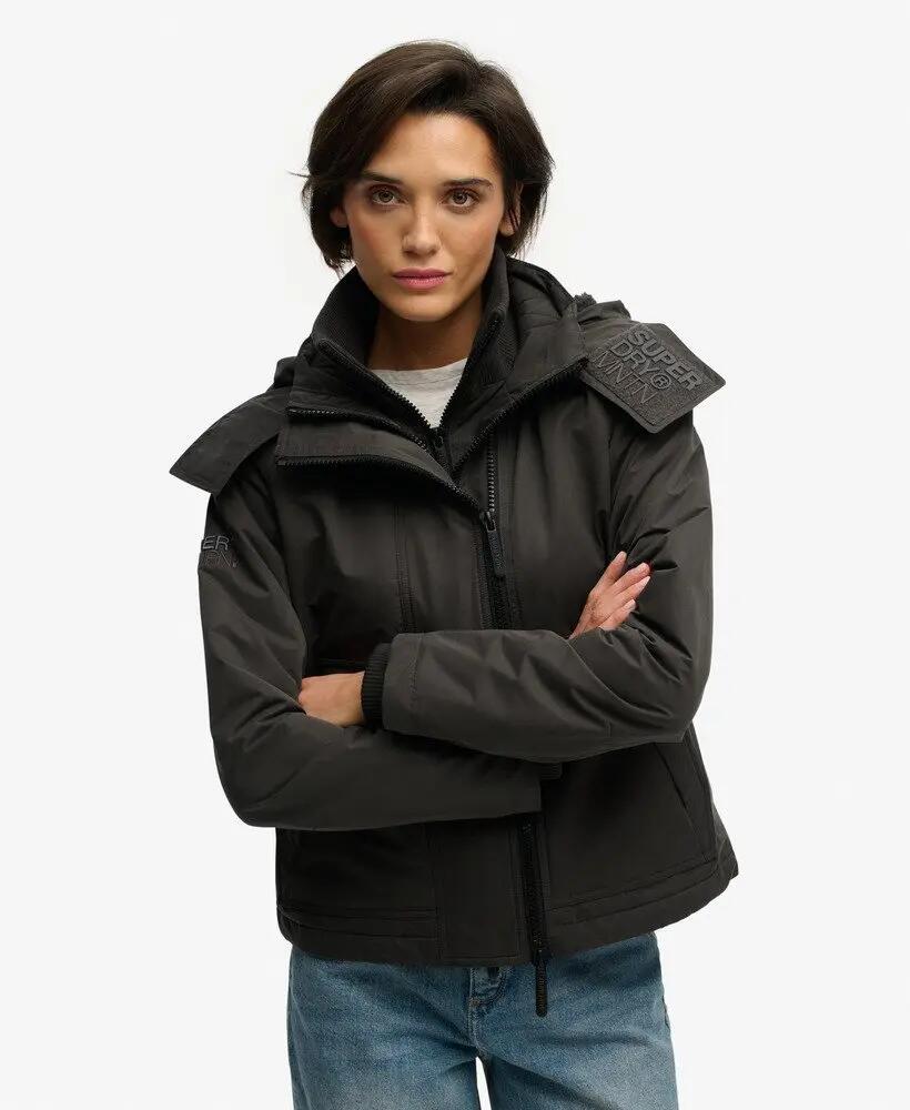 superdry Kurtka Windcheater Arctic z kapturem z mikrofibry - Vintage Black 2/7