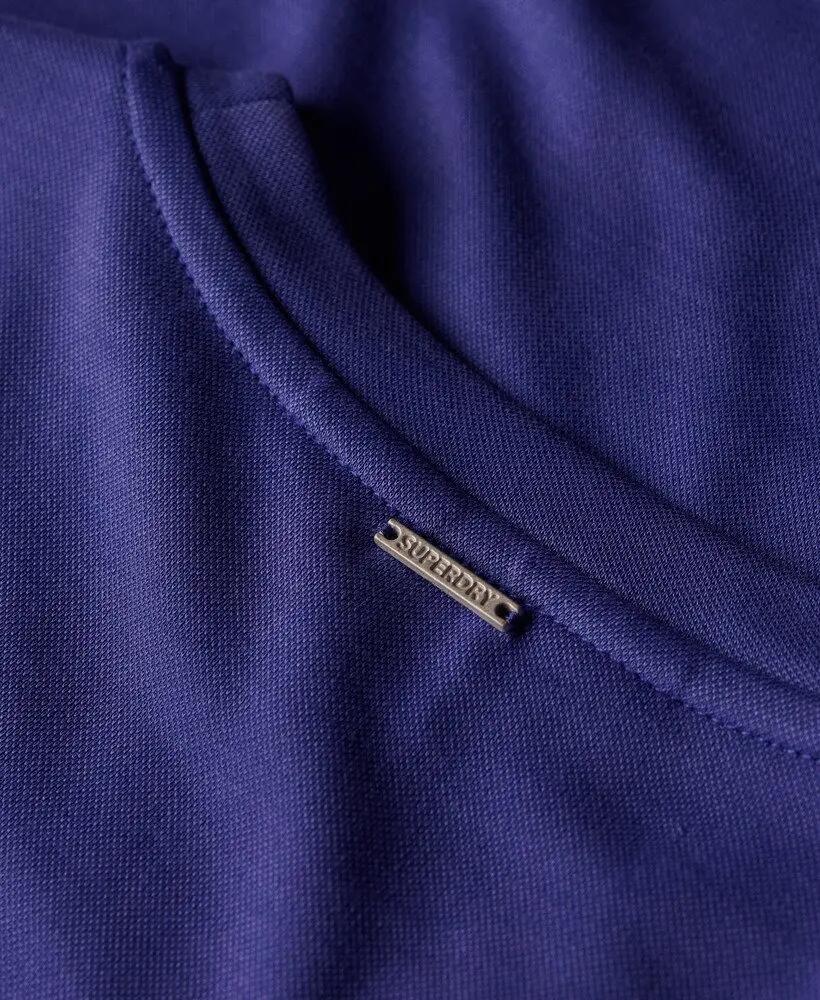 superdry Midi T-Shirt Dress en viscosa elástica – corte slim, espalda abierta 6/6