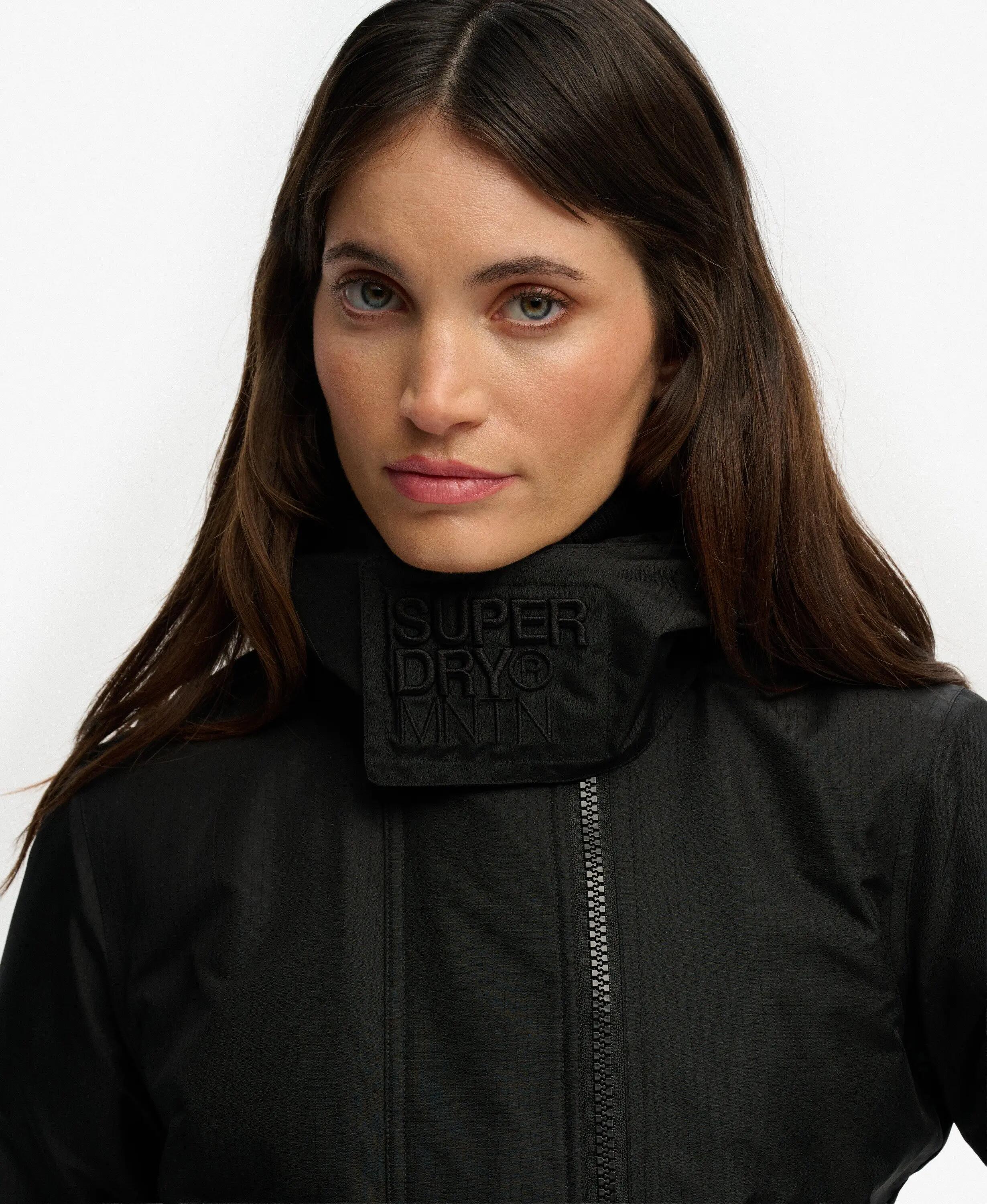 superdry Kurtka Hooded Arctic Windcheater Czarna – polarowa podszewka 4/6