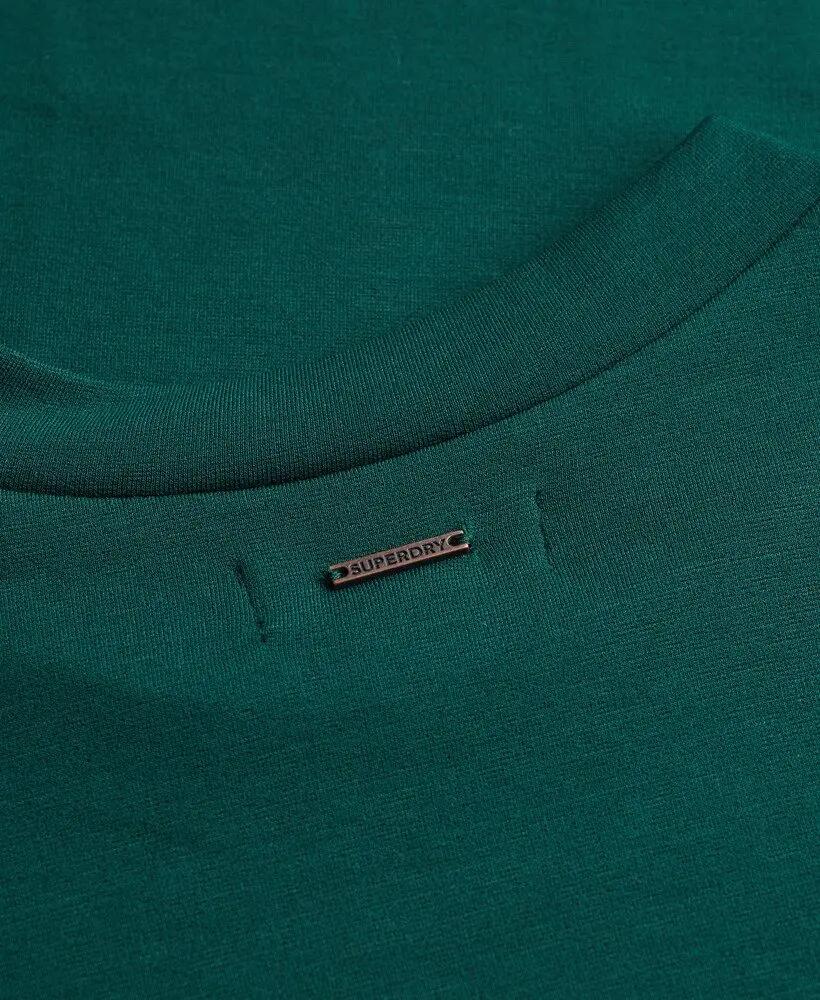 superdry Ss A Line Mini Dress abito mini a trapezio FOREST GREEN 6/7