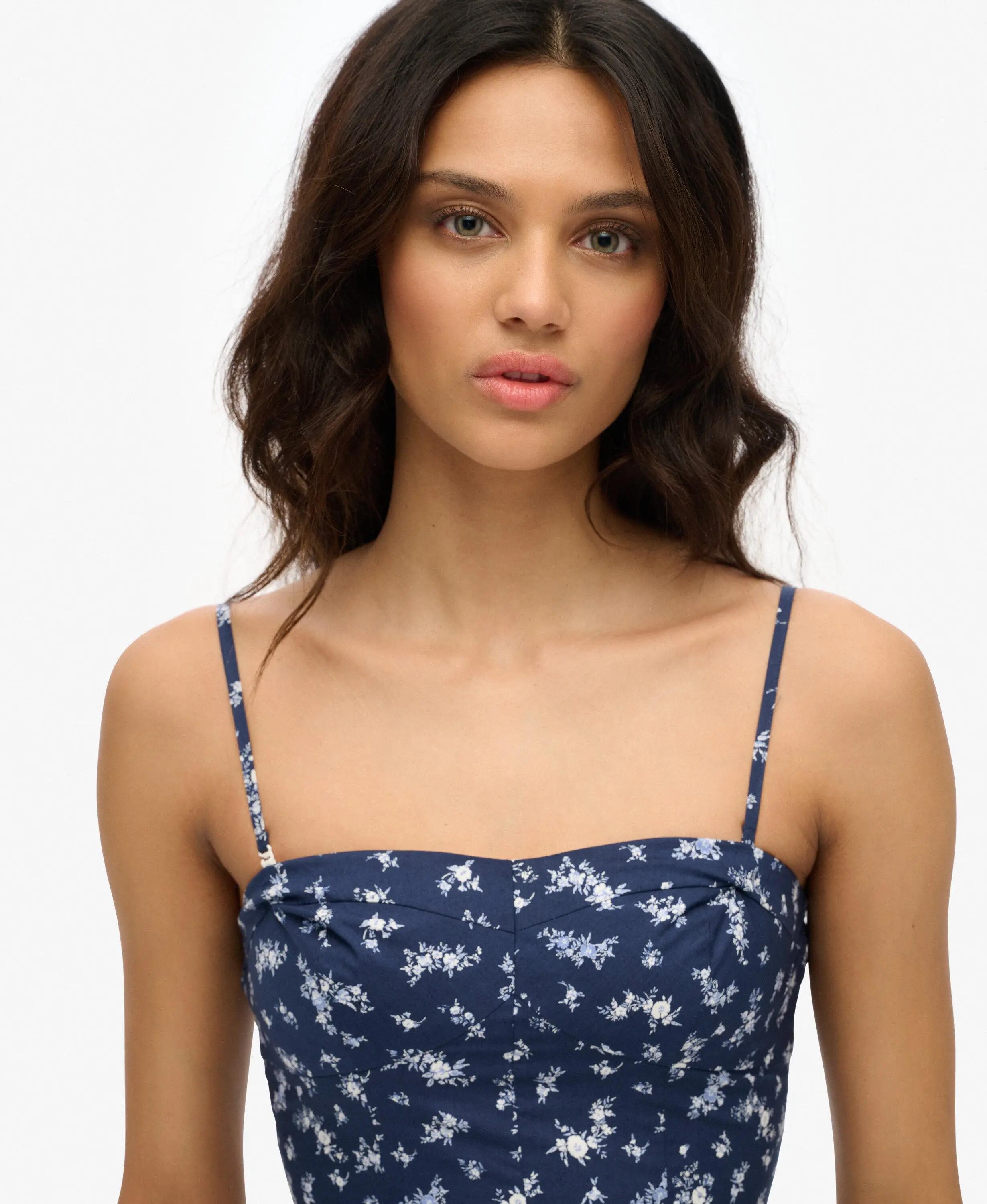 superdry Robe mini Corset Cami en coton/lyocell à armature 4/7
