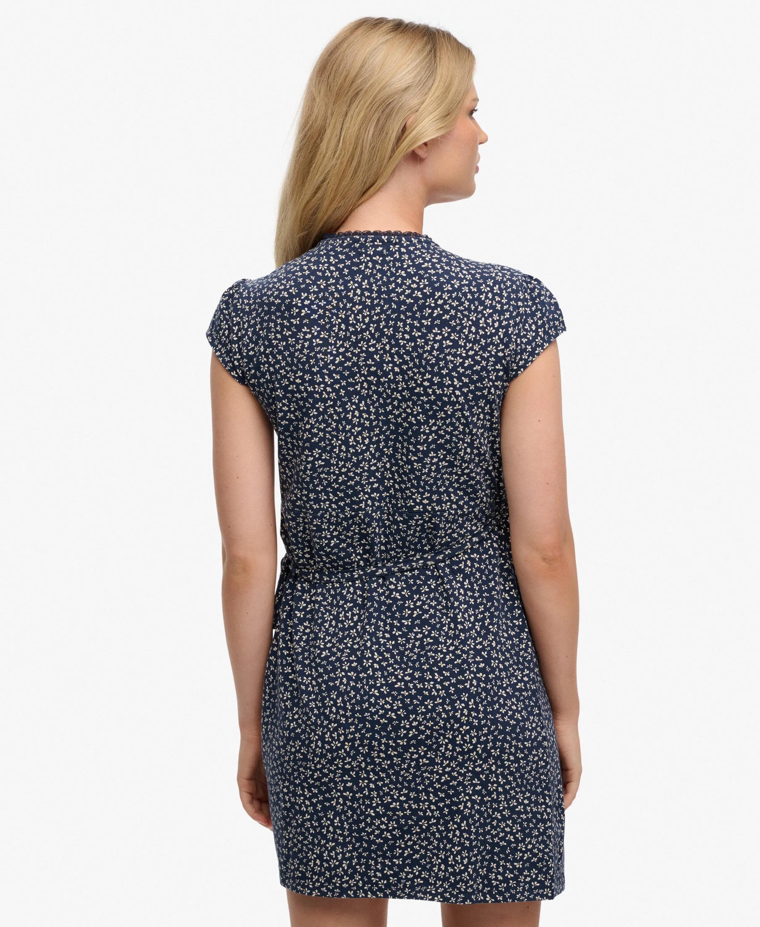 superdry Vestido envelope Athletic Essential em algodão elástico 6/6