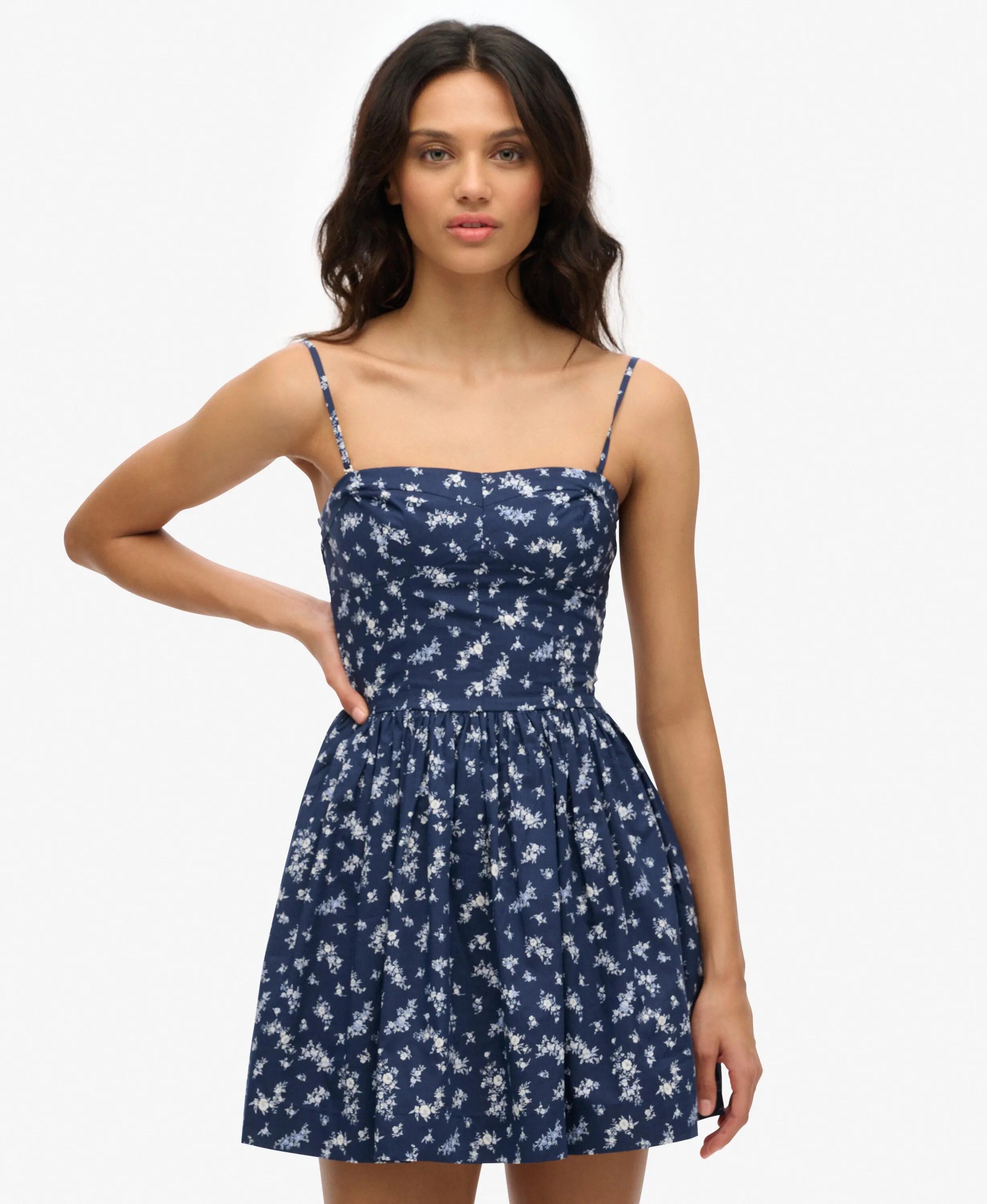 superdry Robe mini Corset Cami en coton/lyocell à armature 2/7
