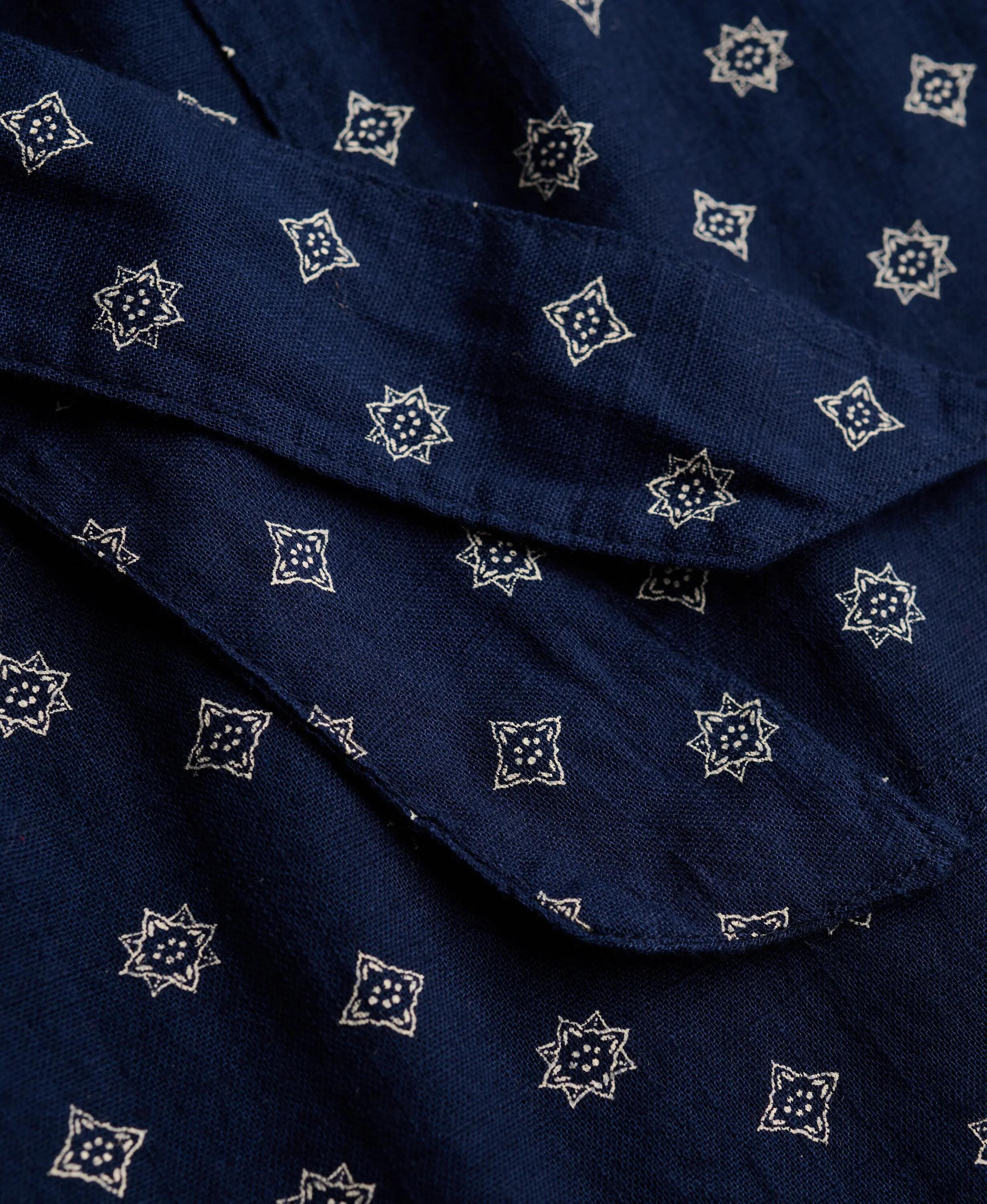 superdry Macacão utilitário com cinto - Eclipse Navy Geo 7/7