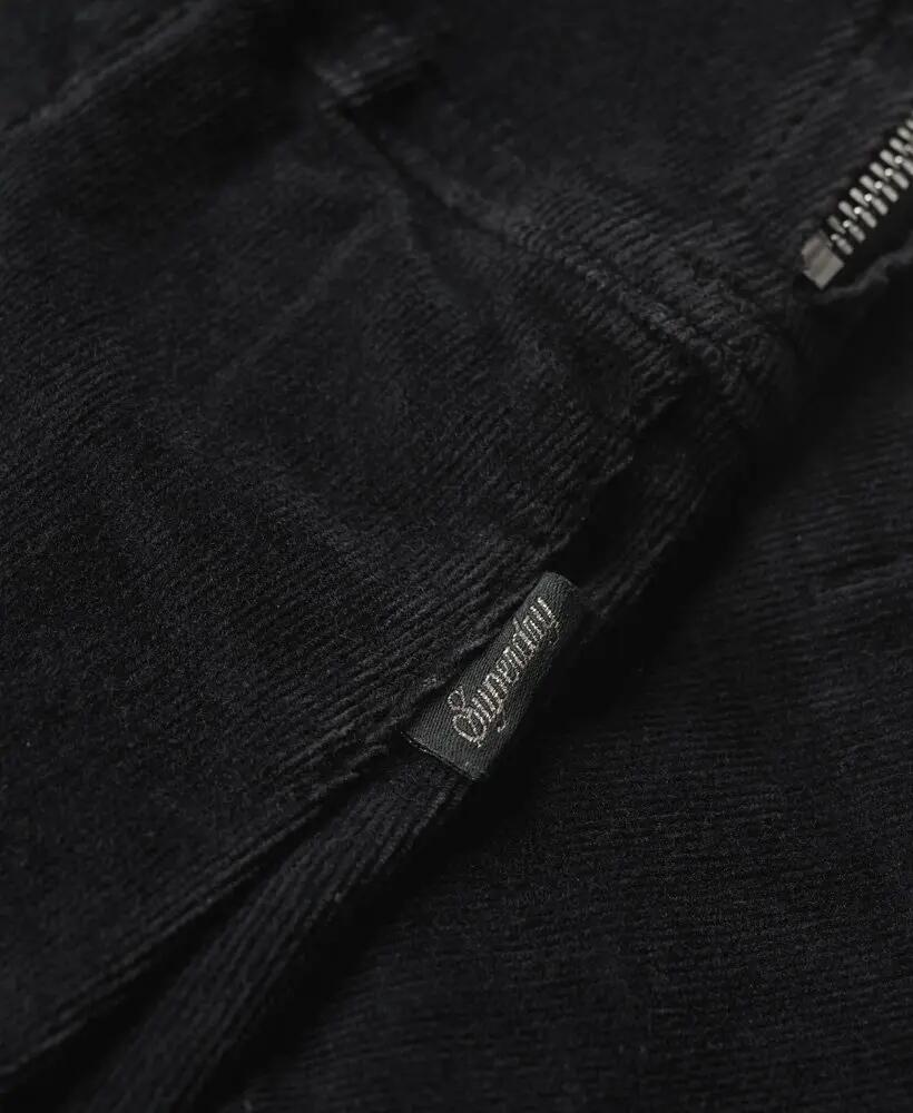 superdry Minissaia Plissada Vintage em Cotelê – BISON BLACK 4/5
