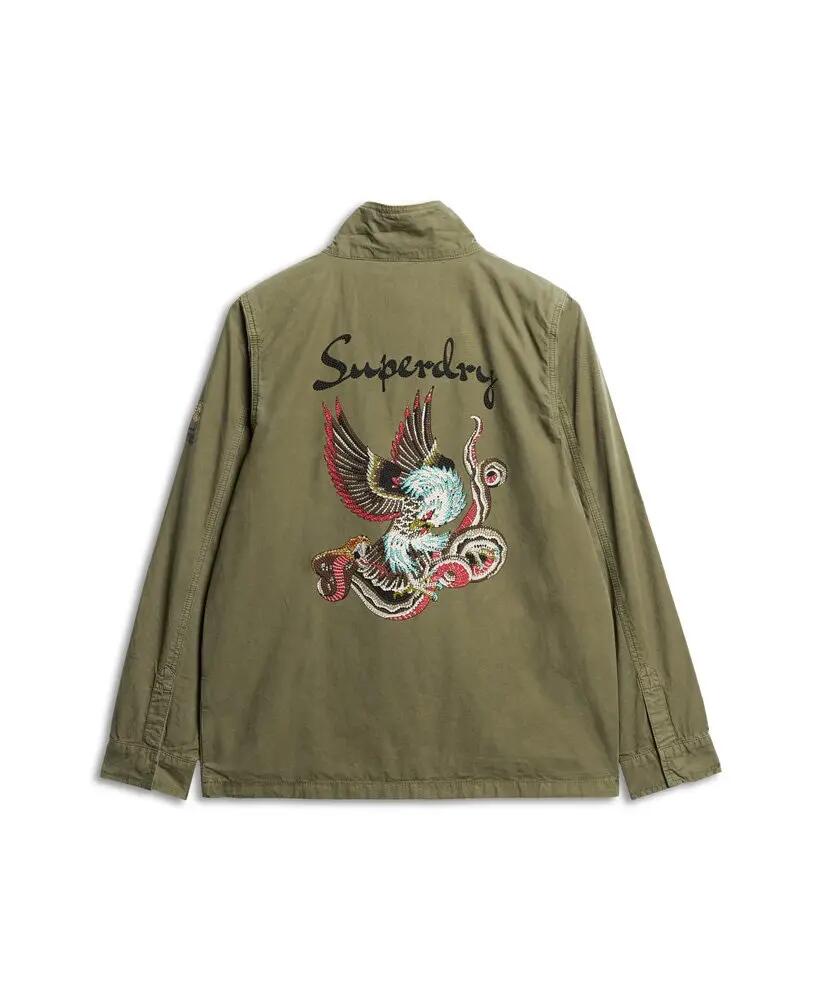 superdry Casaco St Tropez M65 militar adornado Dark Khaki 7/7