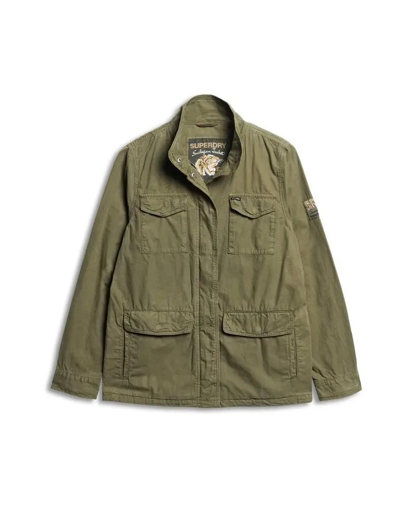 superdry Casaco St Tropez M65 militar adornado Dark Khaki 6/7