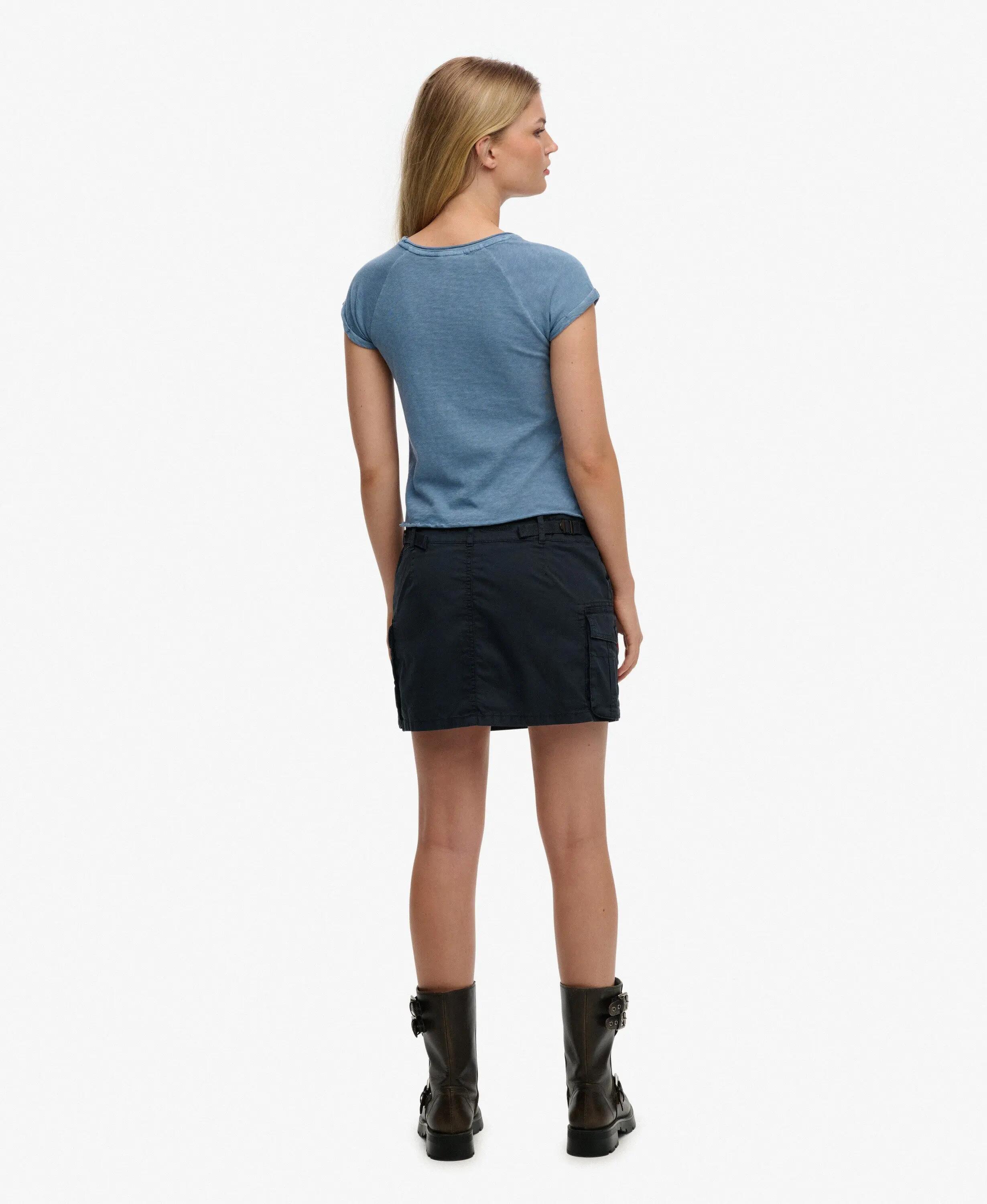superdry Mini-saia Cargo em algodão elástico — Eclipse Navy 6/7