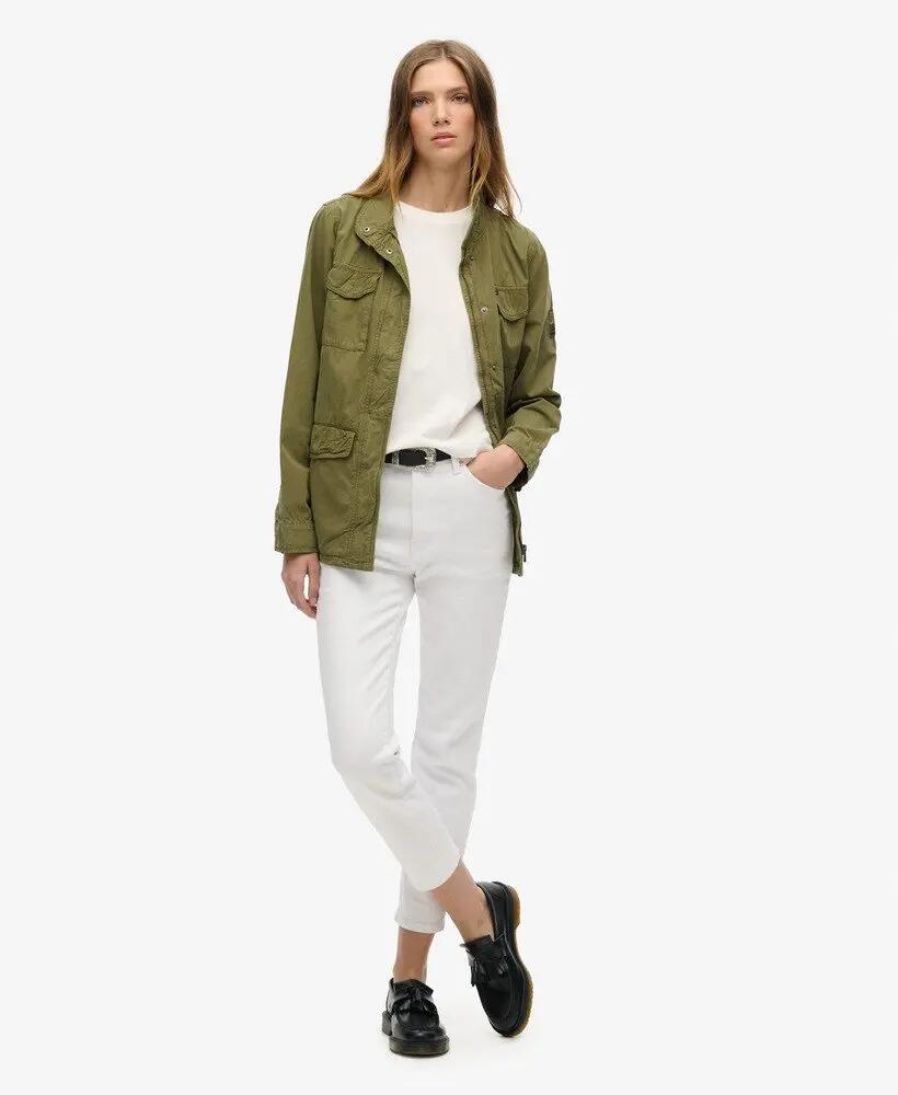 superdry Casaco St Tropez M65 militar adornado Dark Khaki 3/7