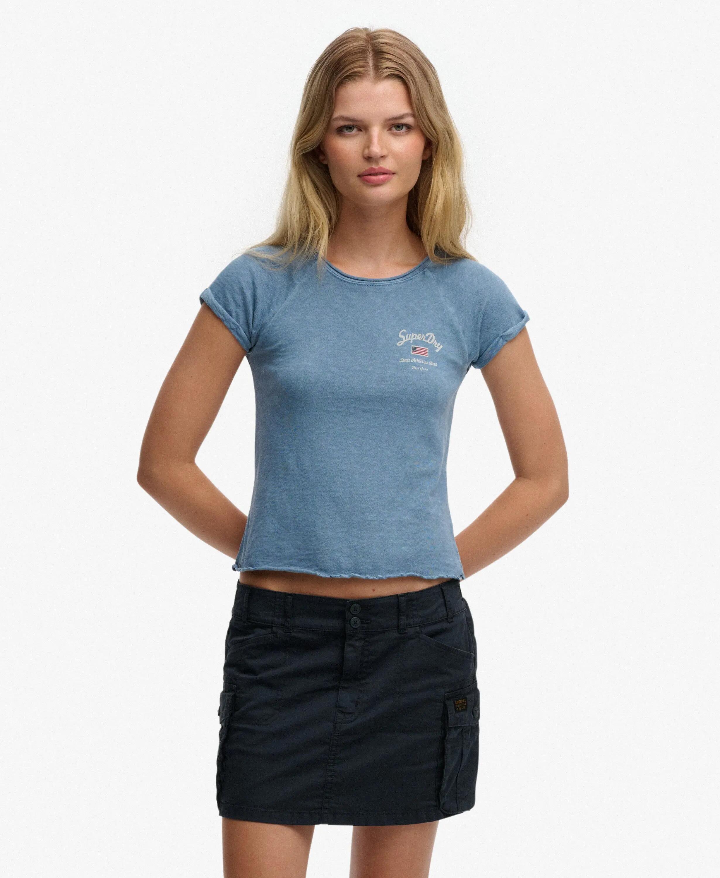 superdry Mini-saia Cargo em algodão elástico — Eclipse Navy 5/7