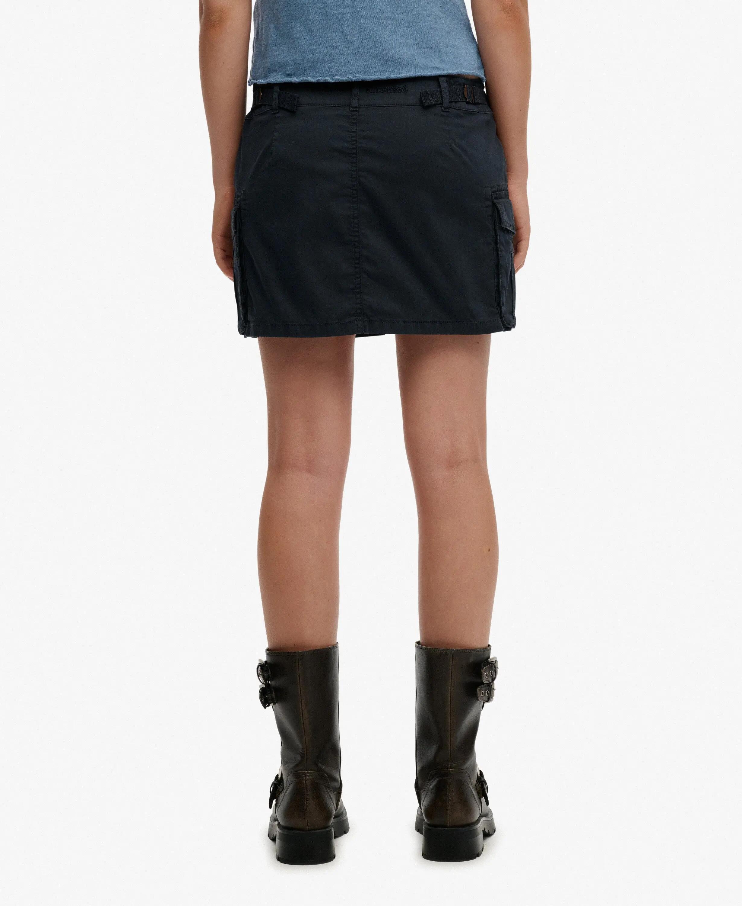 superdry Mini-saia Cargo em algodão elástico — Eclipse Navy 4/7