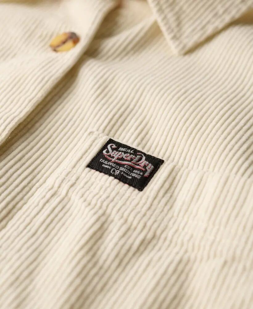 superdry Overshirt in velluto a coste Chunky Cord Birch 5/7