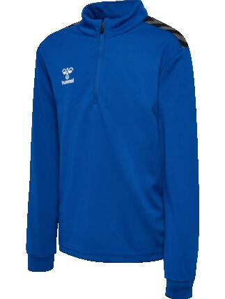 hummel Veste zippée demi-zip pour enfants en polyester – ASPHALT/SULPHUR SPRING