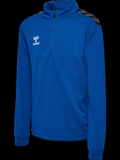 hummel Veste zippée demi-zip pour enfants en polyester – TRUE BLUE