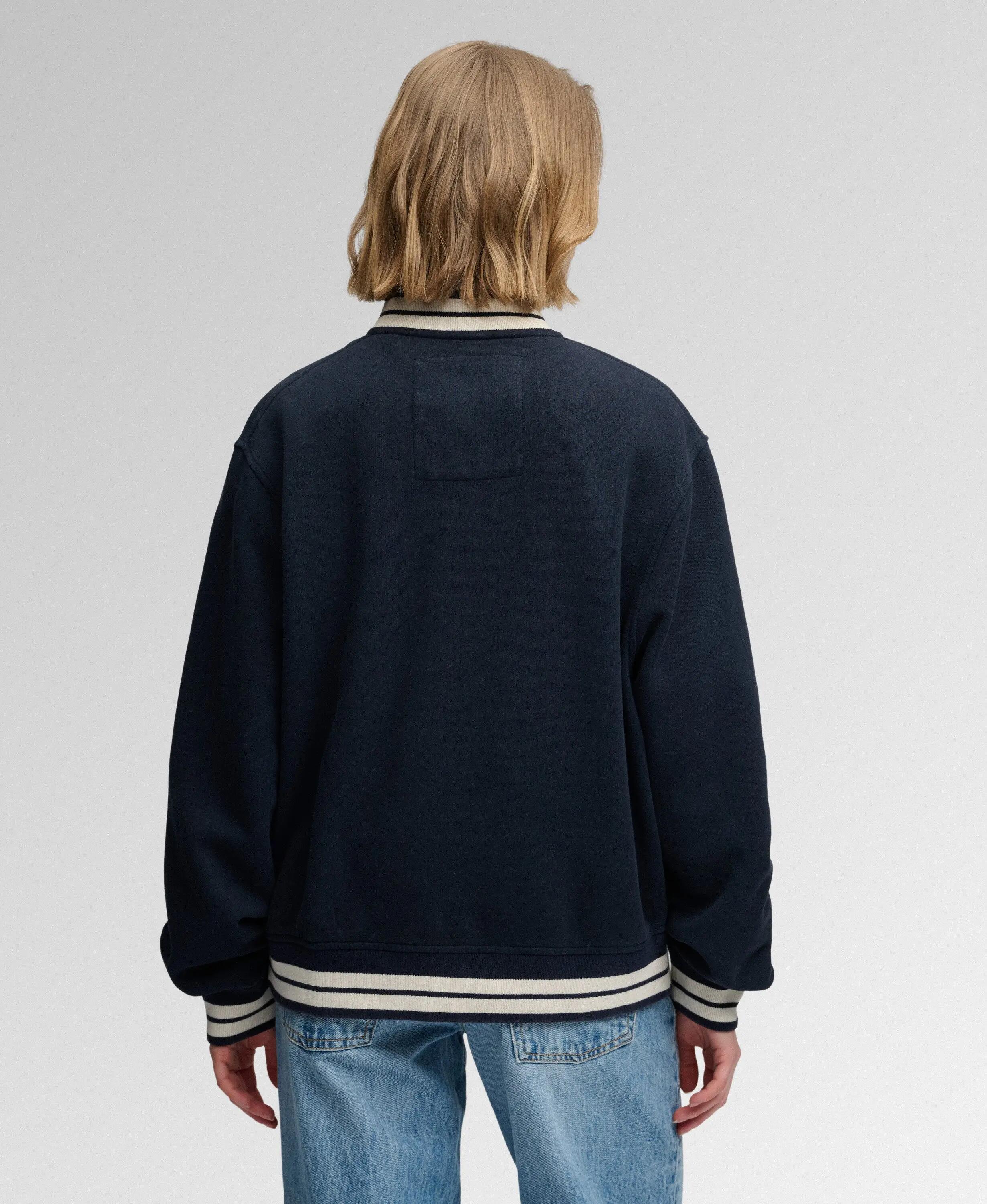 superdry Country Club Jersey Bomber Jacket – bomber in jersey, vestibilità boxy 5/7